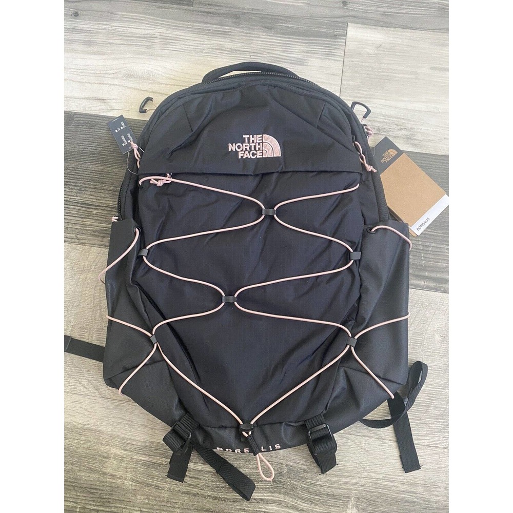 The North Face Women’s Borealis Backpack TNF Black Misty Rose - Picture 2 of 11